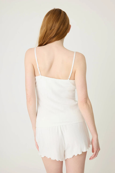 Pj Salvage Pointelle Essentials Cami